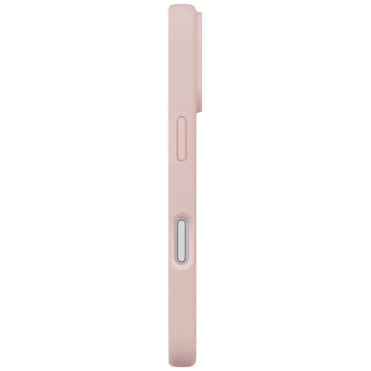 Etui UNIQ Lino do Apple iPhone 17 Magclick Charging różowy