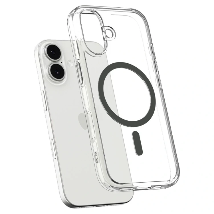Etui Spigen Ultra Hybrid Mag MagSafe do Apple iPhone 17 Clear/graphite