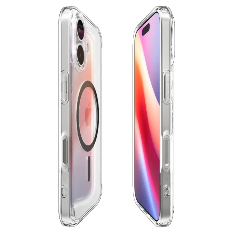 Etui Spigen Ultra Hybrid Mag MagSafe do Apple iPhone 17 Clear/graphite