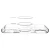Etui Spigen Ultra Hybrid Mag MagSafe do Apple iPhone 17 Clear/graphite