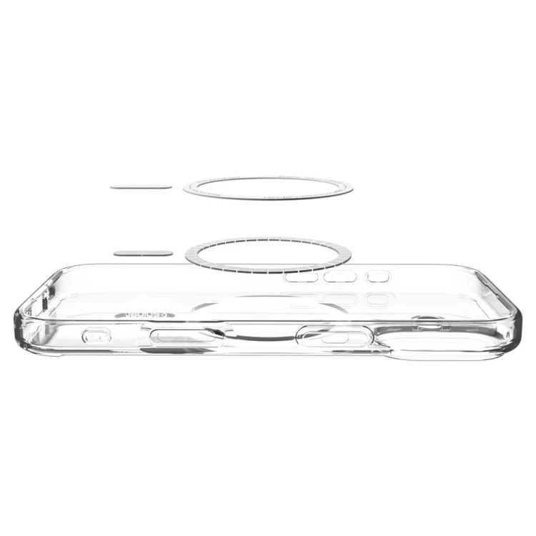 Etui Spigen Ultra Hybrid Mag MagSafe do Apple iPhone 17 Clear/graphite