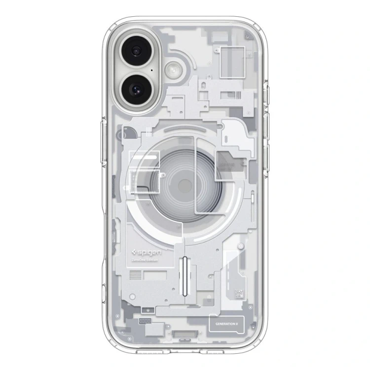 Etui Spigen Ultra Hybrid Mag MagSafe do Apple iPhone 17 Zero One White