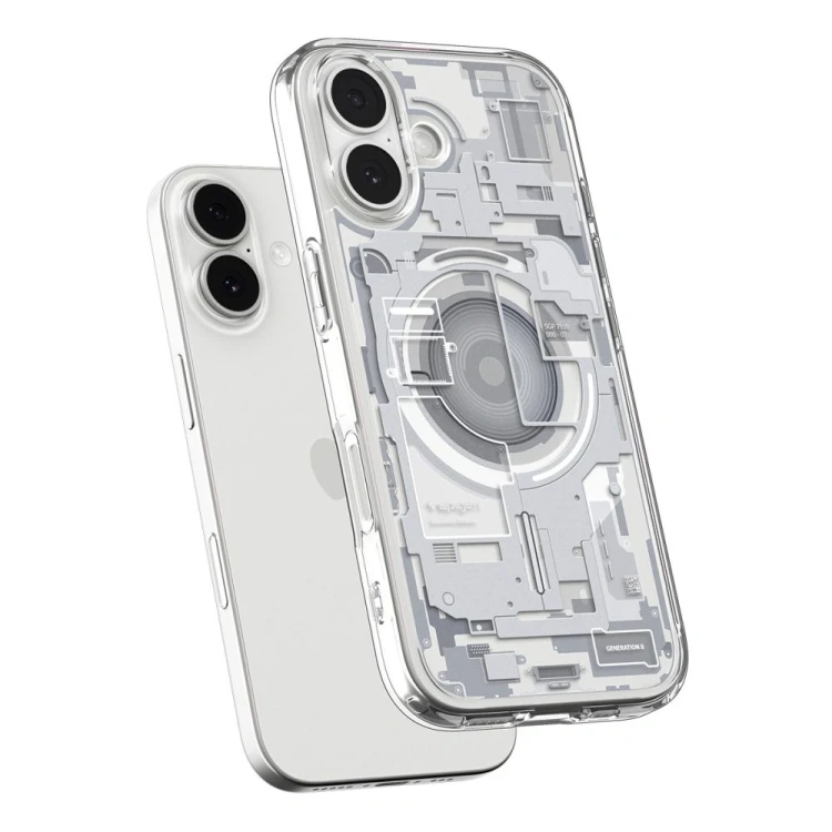 Etui Spigen Ultra Hybrid Mag MagSafe do Apple iPhone 17 Zero One White