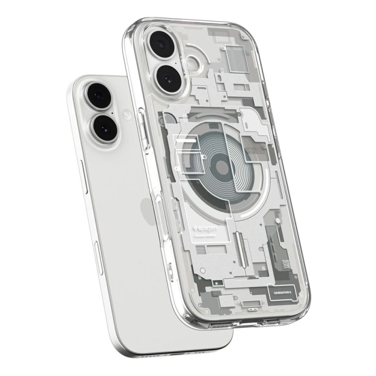 Etui Spigen Ultra Hybrid Mag MagSafe do Apple iPhone 17 Zero One Natural Titanium