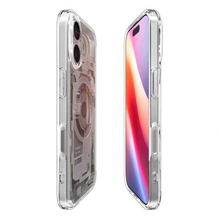 Etui Spigen Ultra Hybrid Mag MagSafe do Apple iPhone 17 Zero One Natural Titanium