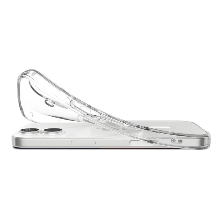 Etui Spigen Liquid Crystal Mag MagSafe do Apple iPhone 17 Clear/white