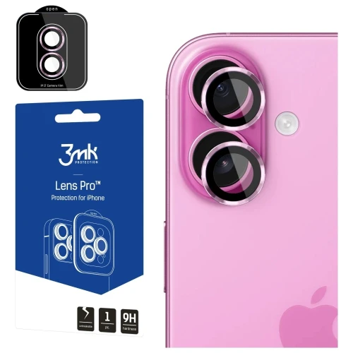 Ochrona na obiektyw aparatu 3MK Lens Protection Pro do Apple iPhone 17 fioletowy