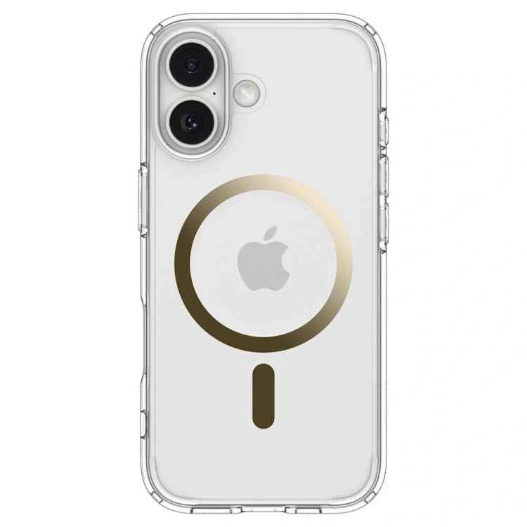 Etui Spigen Ultra Hybrid Mag MagSafe do Apple iPhone 17 Clear/gold
