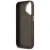Etui Guess 4G Strass Logo & Big Strap Metal Buttons MagSafe do Apple iPhone 17 brązowy
