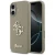 Etui Guess Silicone Big 4G Script do Apple iPhone 17 brązowy