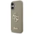 Etui Guess Silicone Big 4G Script do Apple iPhone 17 brązowy