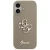 Etui Guess Silicone Big 4G Script do Apple iPhone 17 brązowy