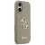 Etui Guess Silicone Big 4G Script do Apple iPhone 17 brązowy