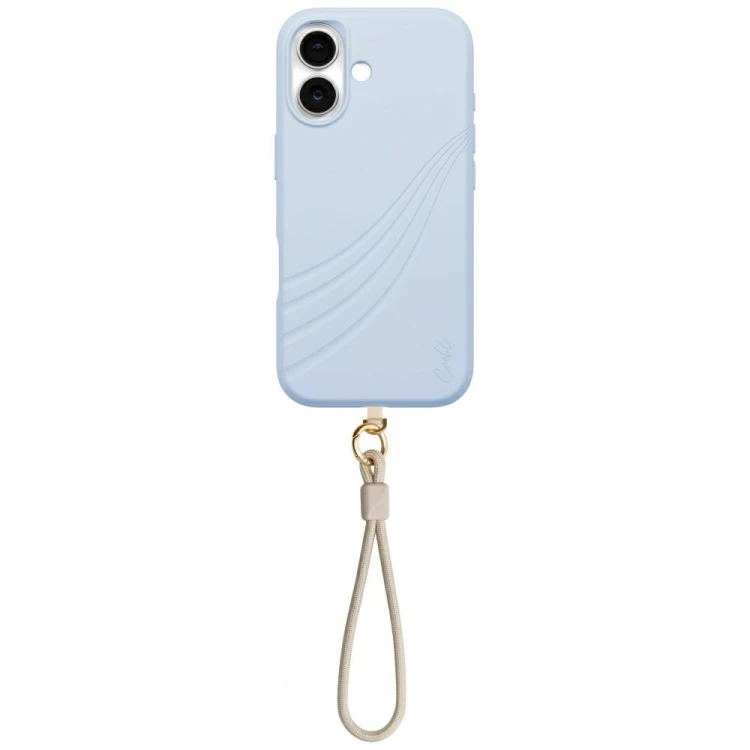 Etui UNIQ Coehl Serina do Apple iPhone 17 Magnetic Charging niebieski