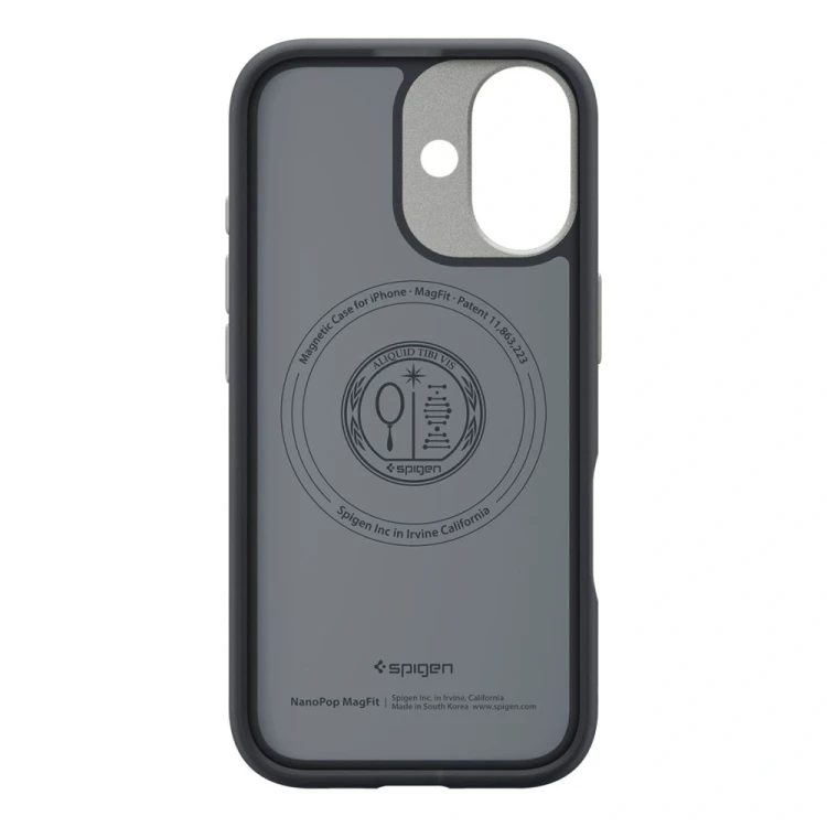 Etui Spigen Nano Pop Mag MagSafe do Apple iPhone 17 Black Sesame