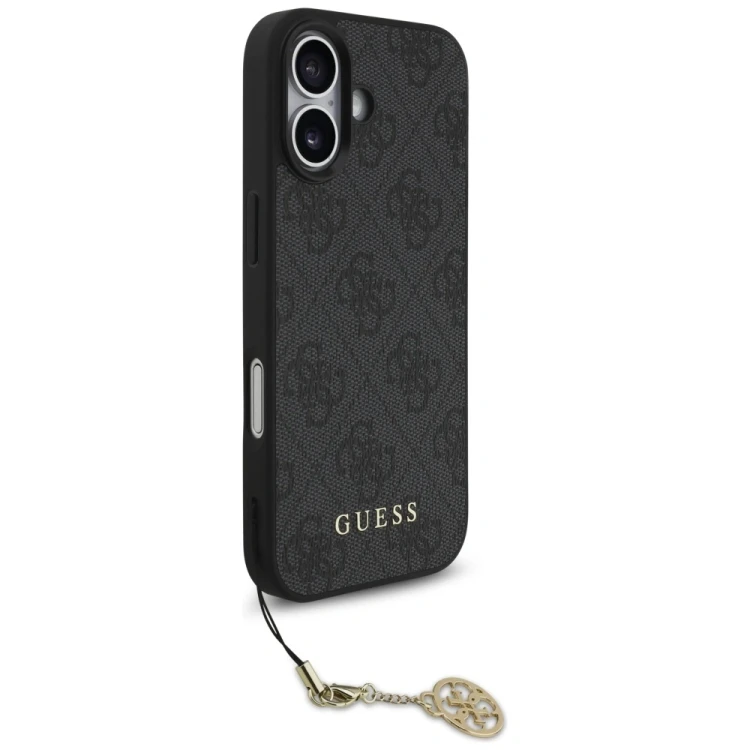 Etui Guess 4G Charms Collection MagSafe do Apple iPhone 17 czarny