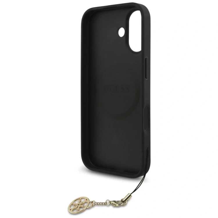 Etui Guess 4G Charms Collection MagSafe do Apple iPhone 17 czarny