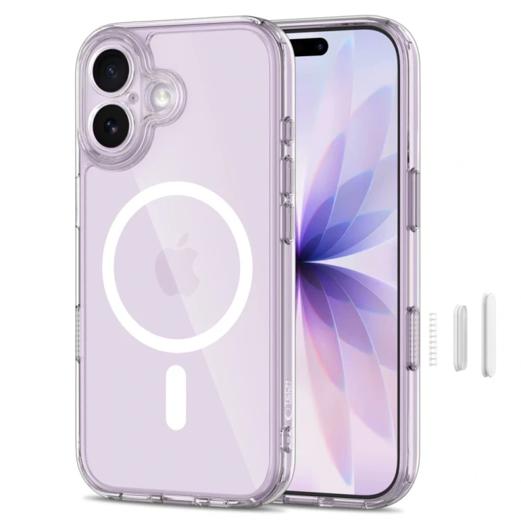 Etui Tech-Protect Magpeak MagSafe CC do Apple iPhone 17 Clear