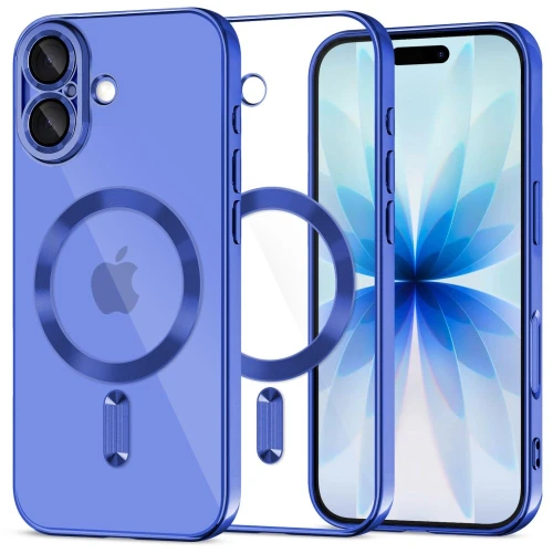 Etui Tech-Protect Flexair Magflex Magsafe iPhone 17 Shiny Mist Blue