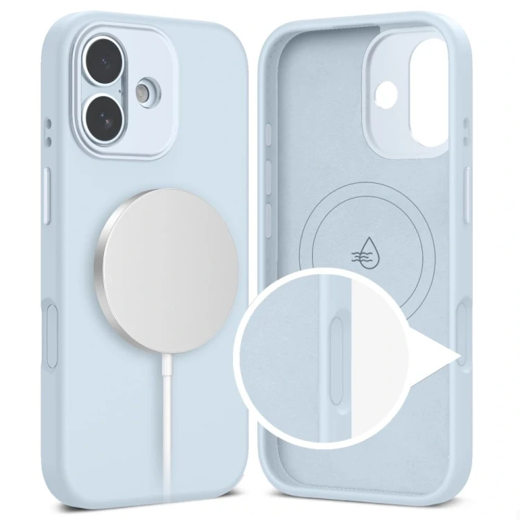 Etui Tech-Protect Uniq MagSafe do Apple iPhone 17 Mist Blue