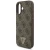 Etui Guess 4G Strap Triangle Logo MagSafe do Apple iPhone 17 brązowy
