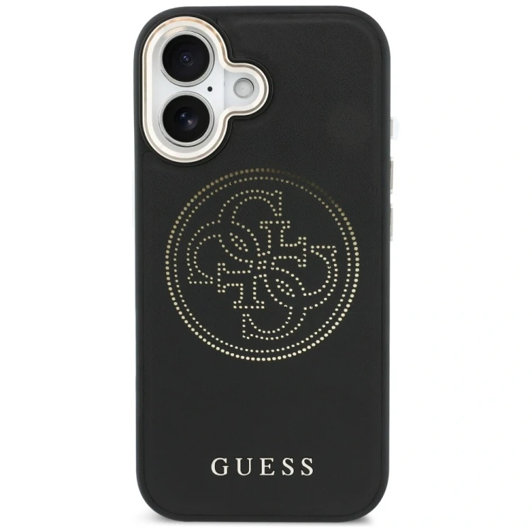Etui Guess Perforated 4G MagSafe do Apple iPhone 17 czarny