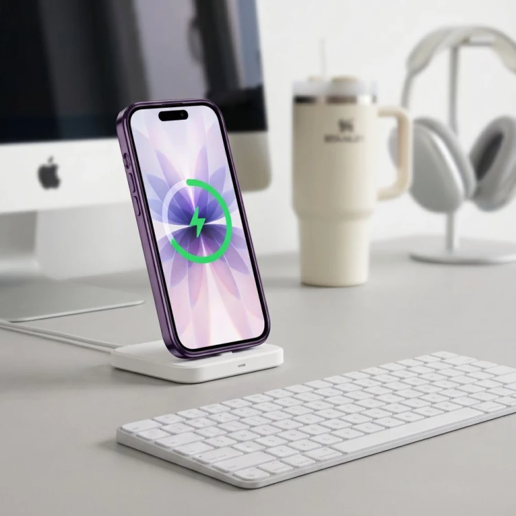 Etui Tech-Protect MagFlex MagSafe do Apple iPhone 17 Shiny Lavender