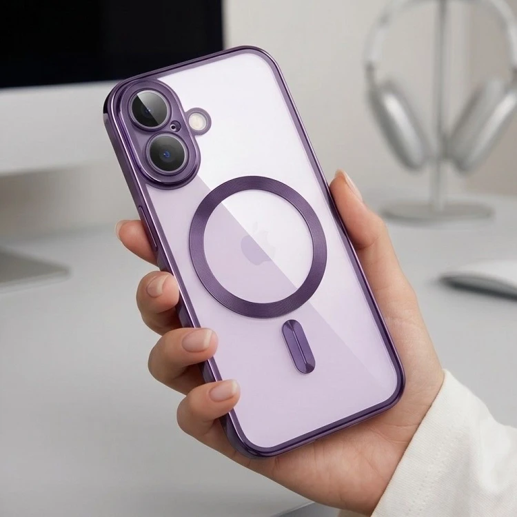 Etui Tech-Protect MagFlex MagSafe do Apple iPhone 17 Shiny Lavender