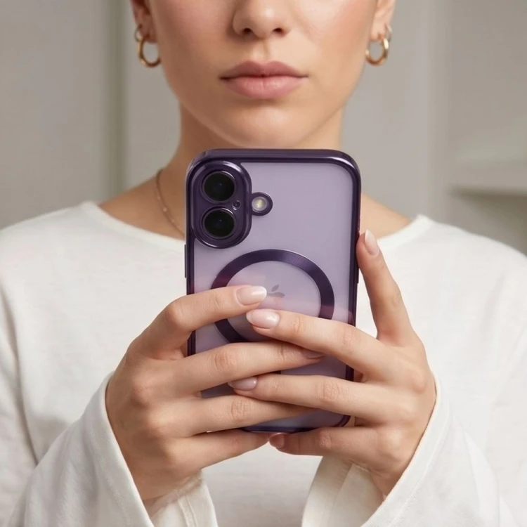 Etui Tech-Protect MagFlex MagSafe do Apple iPhone 17 Shiny Lavender