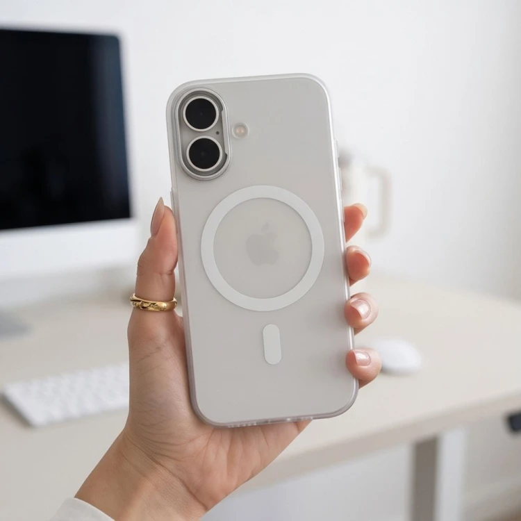 Etui Tech-Protect MagZero MagSafe do Apple iPhone 17 Matte White