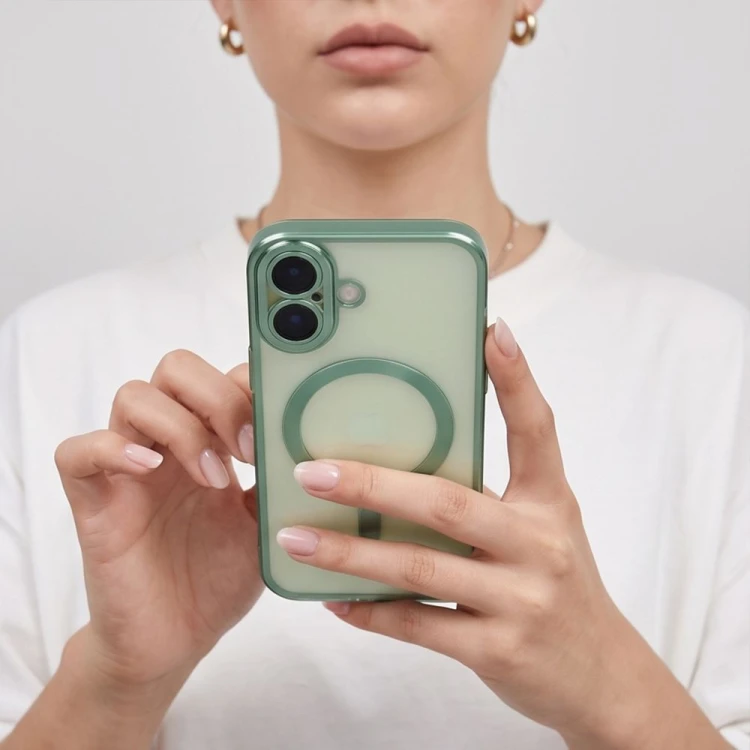 Etui Tech-Protect MagFlex MagSafe do Apple iPhone 17 Matte Sage