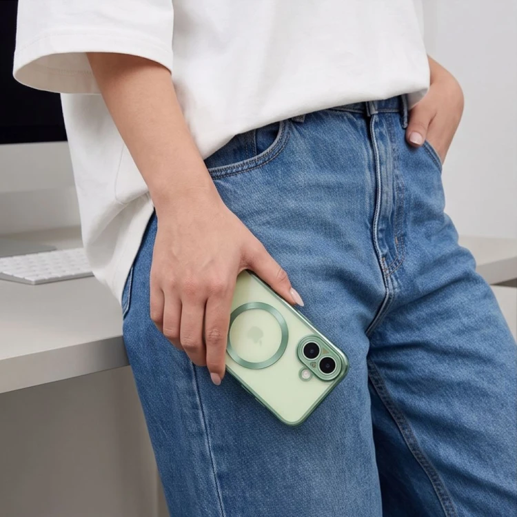 Etui Tech-Protect MagFlex MagSafe do Apple iPhone 17 Matte Sage
