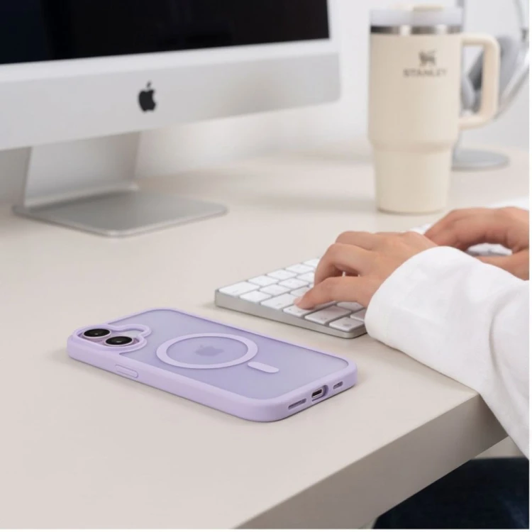 Etui Tech-Protect BasicMag MagSafe do Apple iPhone 17 Matte Lavender