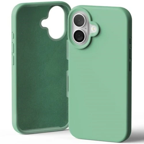 Etui Mercury Silicone do Apple iPhone 16 zielony