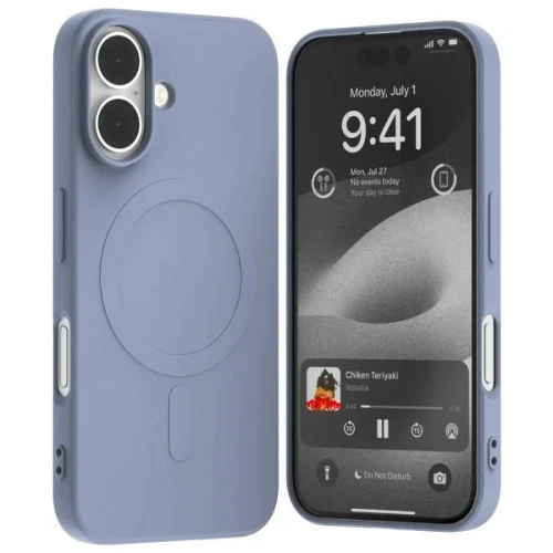 Etui Mercury MagSafe Semi-Silicone do Apple iPhone 16 lawenda