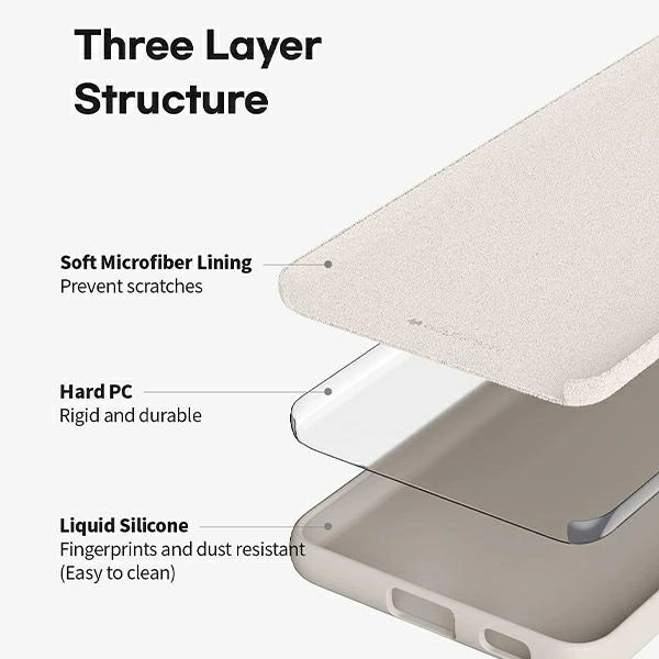 Etui Mercury Silicone do Apple iPhone 15 Pro Max jasnoszary
