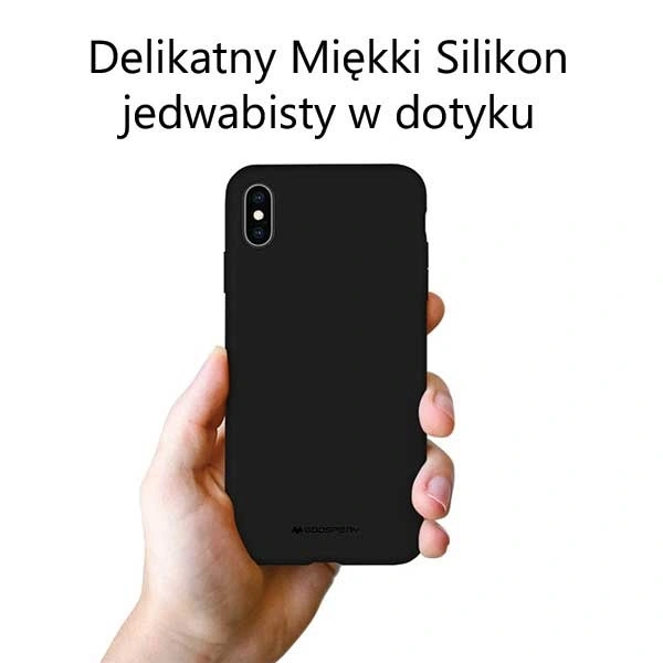 Etui Mercury Silicone do Apple iPhone 15 Pro Max granatowy
