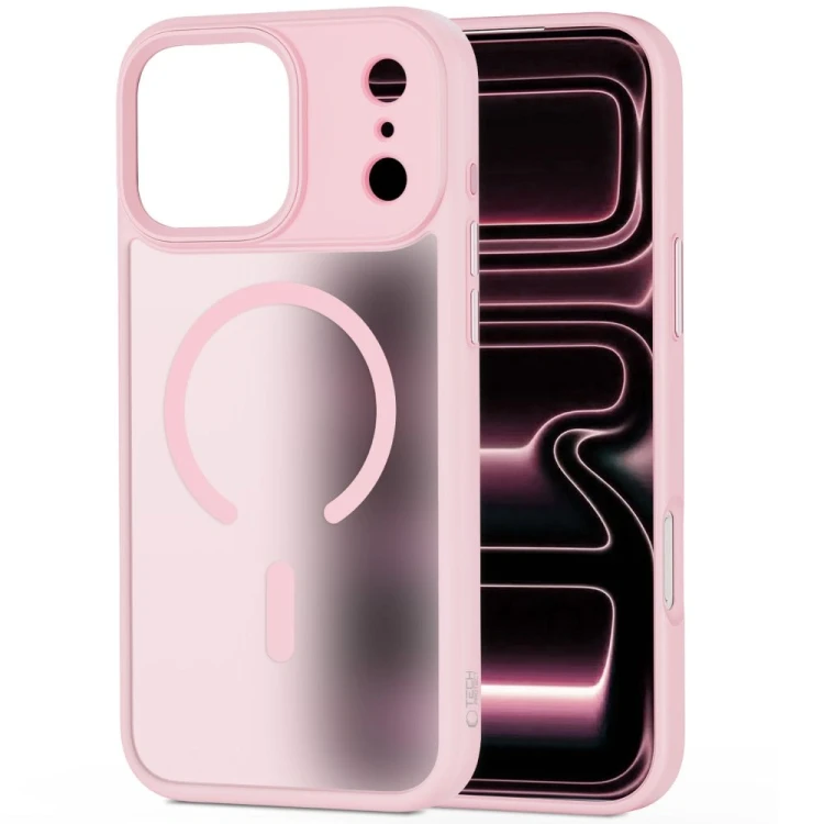 Etui Tech-Protect MagMat MagSafe do Apple iPhone 17 Pro Max Matte Pink