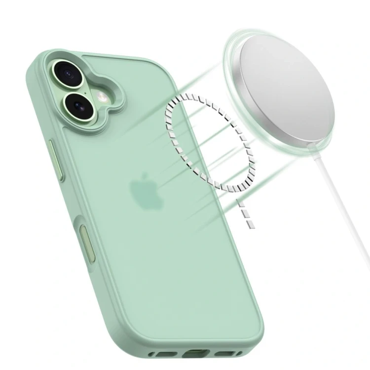 Etui Tech-Protect MagMat do Apple iPhone 17 Matte Sage