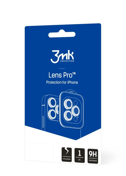 Szkło hybrydowe na obiektyw aparatu 3MK Lens Protection Pro Apple iPhone 13 Pro/13 Pro Max