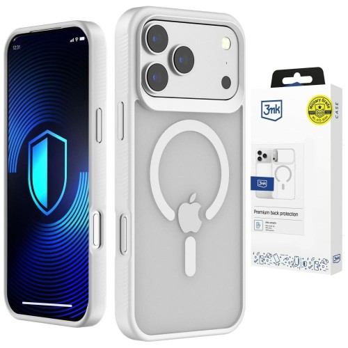 Etui 3MK Smoke MagCase do Apple iPhone 17 Pro biały