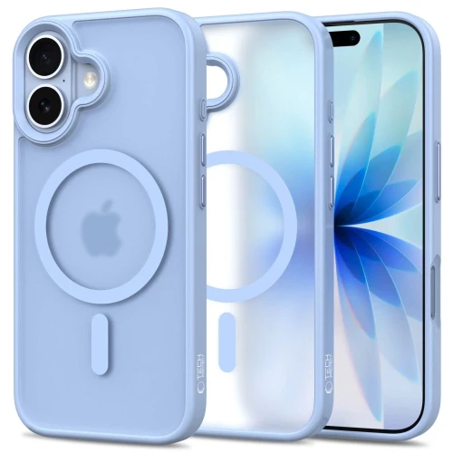 Etui Tech-Protect MagMat MagSafe do Apple iPhone 17 Matte Mist Blue