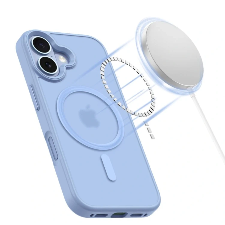 Etui Tech-Protect MagMat MagSafe do Apple iPhone 17 Matte Mist Blue