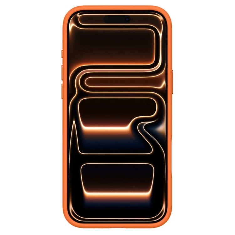 Etui Spigen Silicone Fit Mag MagSafe do Apple iPhone 17 Pro Max Cosmic Orange