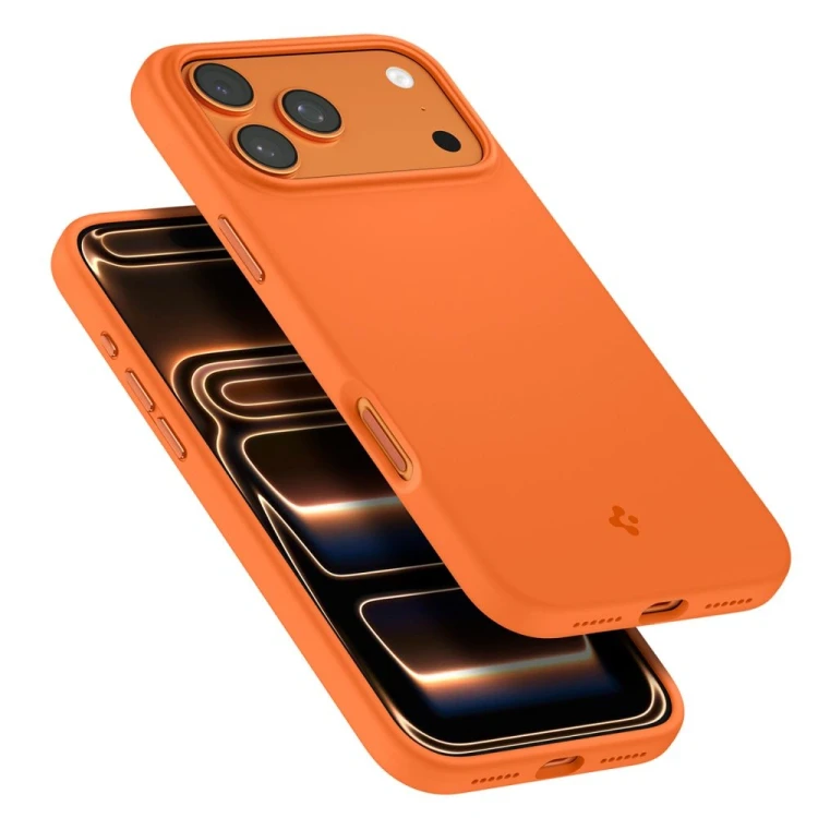 Etui Spigen Silicone Fit Mag MagSafe do Apple iPhone 17 Pro Max Cosmic Orange
