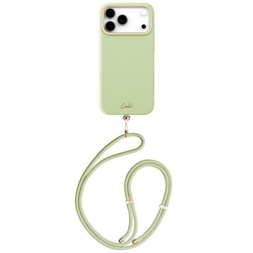 Etui UNIQ Coehl Mirelle do Apple iPhone 17 Pro Max Magnetic Charging zielony