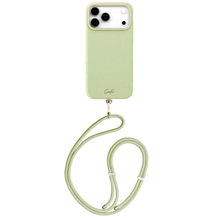 Etui UNIQ Coehl Mirelle do Apple iPhone 17 Pro Max Magnetic Charging zielony