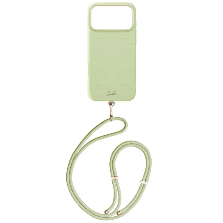 Etui UNIQ Coehl Mirelle do Apple iPhone 17 Pro Max Magnetic Charging zielony