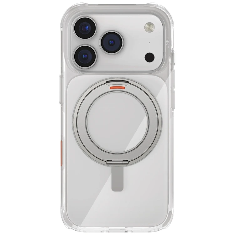 Etui UNIQ Swivix do Apple iPhone 17 Pro 360 Rotating Kickstand przezroczysty