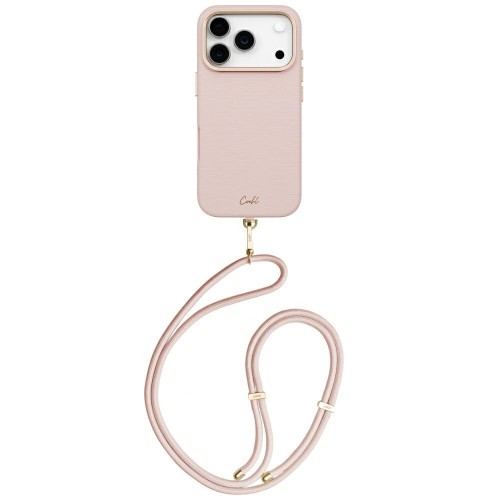 Etui UNIQ Coehl Mirelle do Apple iPhone 17 Pro Magnetic Charging różowy